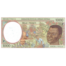 P602Pg Chad - 1000 Francs Year 2000